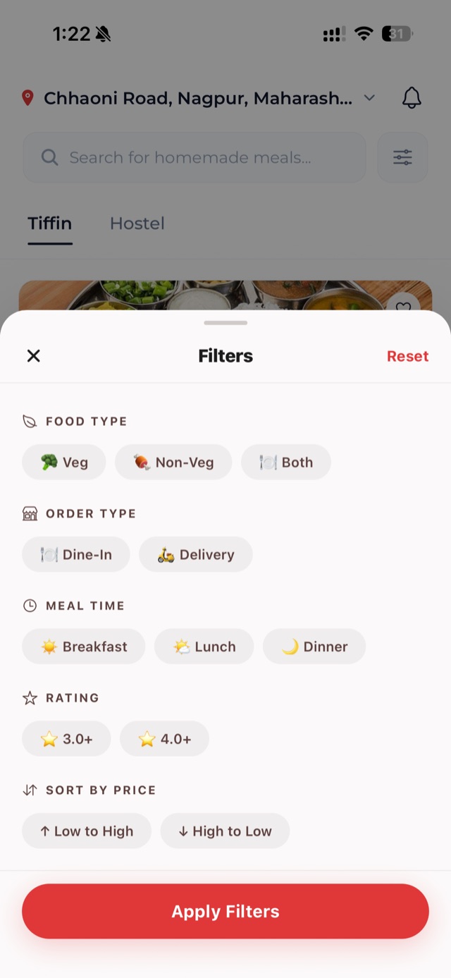 Tifstay app screen 5 of 9