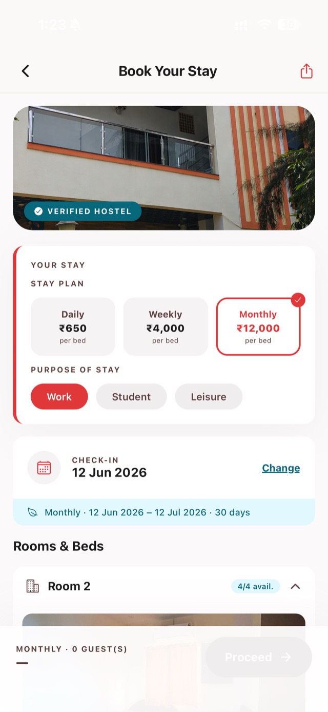 Tifstay app screen 8 of 9